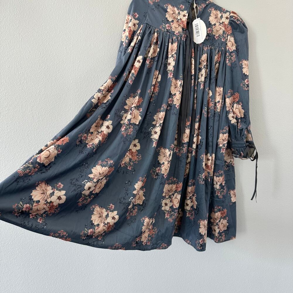Petite Amalie Bouquet Printed Cord Dress 12 Y - Picture 5 of 8